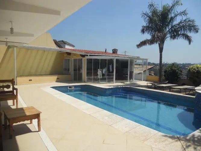 Casa com 4 dormitórios para alugar, 490 m² por R$ 13.396,00/mês - Granja Viana - Carapicuí