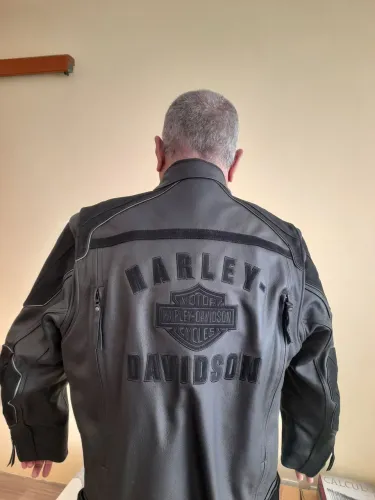 Jaqueta de Couro Harley Davidson