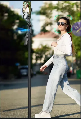 GIMBAL SELFIE 360° BLUETOOTH REMOTE IA SMART SEGUIDOR