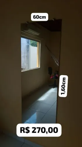 Espelho de Parede 1,60x0,60m