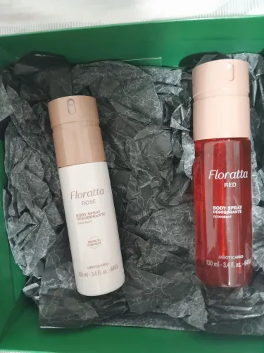 Kit Floratta Rose e Red - Body Spray