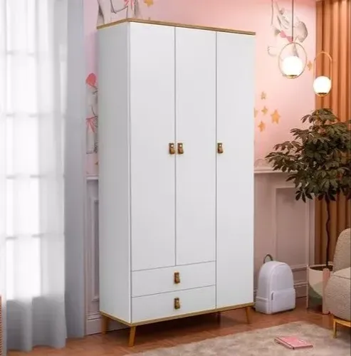 Guarda Roupa Infantil 3P 2G DIVIDIMOS EM ATÉ 10X SEM JUROS