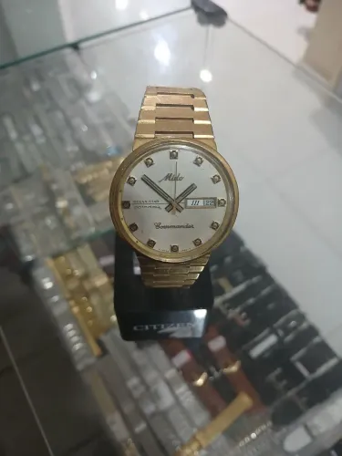 Relógio Mido Ocean Star Commander Dourado