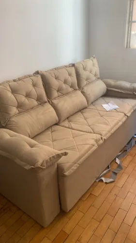Vendo sofá 3 lugares retrátil