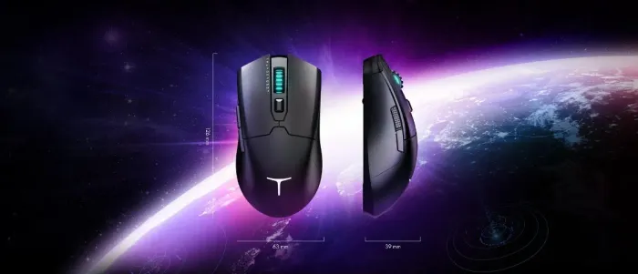 Mouse Gamer Thunderobot ML602 SENSOR PAW3395 26000 dpi Tri-mode 64gramas
