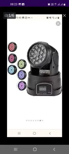 Moving Head LED RGBW - Iluminação para eventos