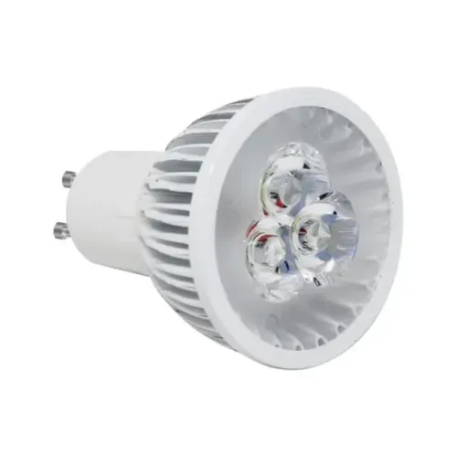 Kit com 10 Lâmpadas Dicroica LED 3W GU10 - Luz Branco Frio 6500K | Iluminação Econômica e 