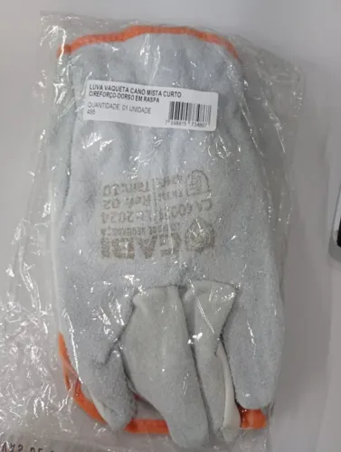Luvas de couro estilo vaqueta