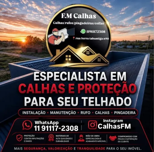 Calhas e rufos