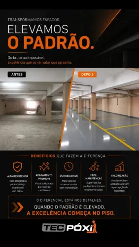 TECPÓXI | Pintura Epóxi para Garagens, Comércios e Indústrias | Alto Padrão