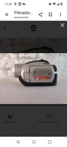 Filmadora Panasonic ver d210