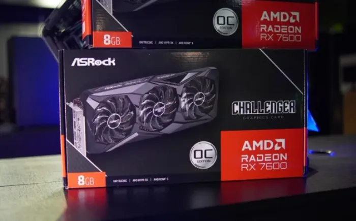 Placa de Vídeo RX 7600 Challenger Pro OC, 8GB GDDR6 - Nova com Nota e Garantia.