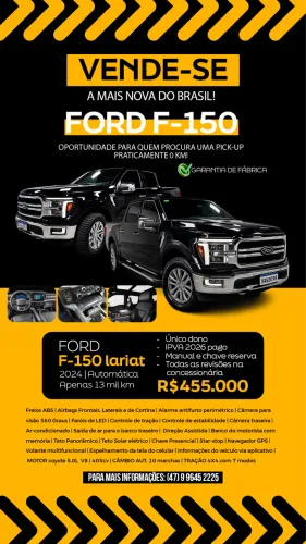 Ford F-150 Lariat 4X4 5.0 V8 2024