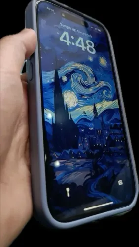 iPhone 15 256GB azul com nota + carregador