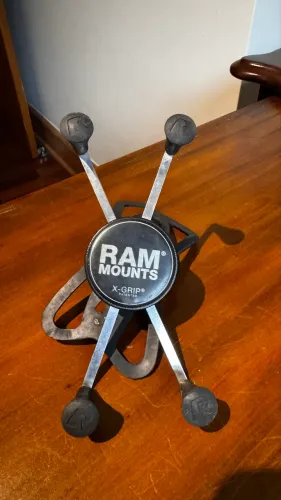 Suporte celular moto tipo bola ram mount x grip
