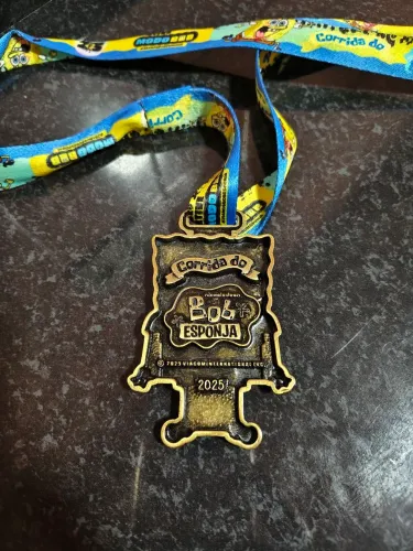 Medalha Corrida Bob Esponja - Linda!!!