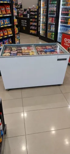Freezer horizontal expositor 127v gigante ENTREGO