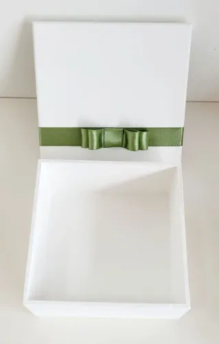 Kit 10 Caixas de MDF branca para Casamento 