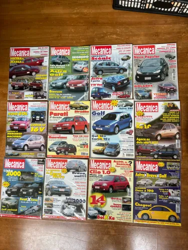 Coleção de revistas oficina mecânica
