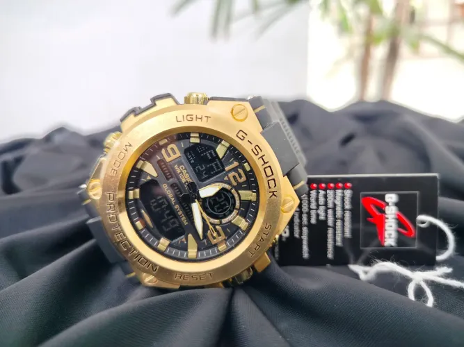 Relógio Premium C.G-Shock Dourado em metal