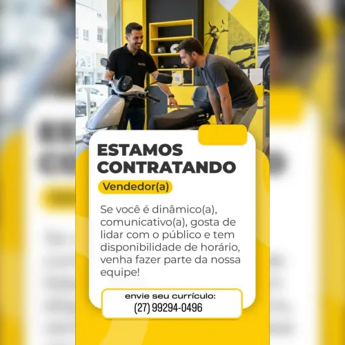 Vaga de vendedor