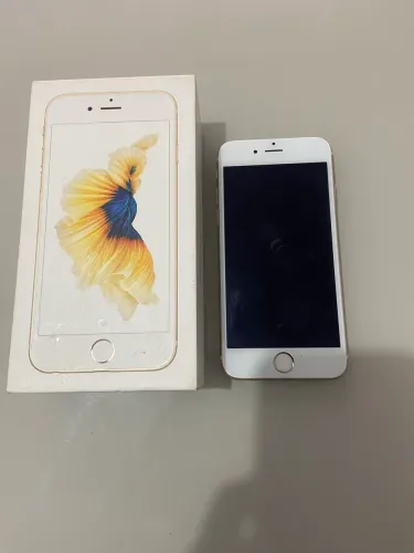 iPhone 6s dourado 32GB bateria 100% + película e capinha