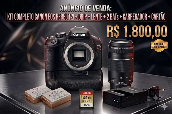 Canon T2i + 75-300mm