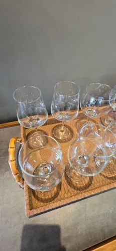 Jogo de Taças Premium - 4 Taças para Vinho e 4 Taças para Gin