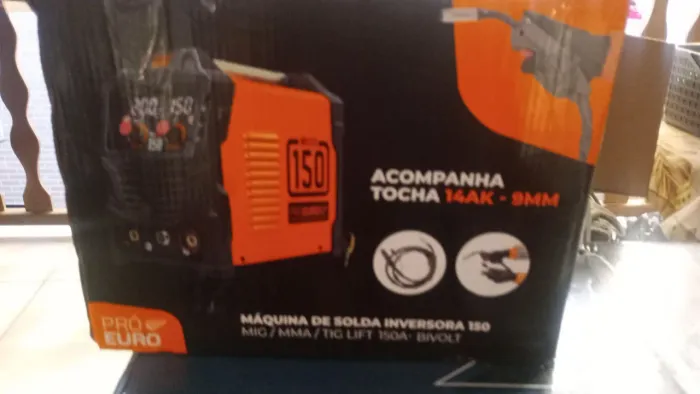 Máquina mig tig eletrodo completa bivolt nunca foi usada na caixa zero
