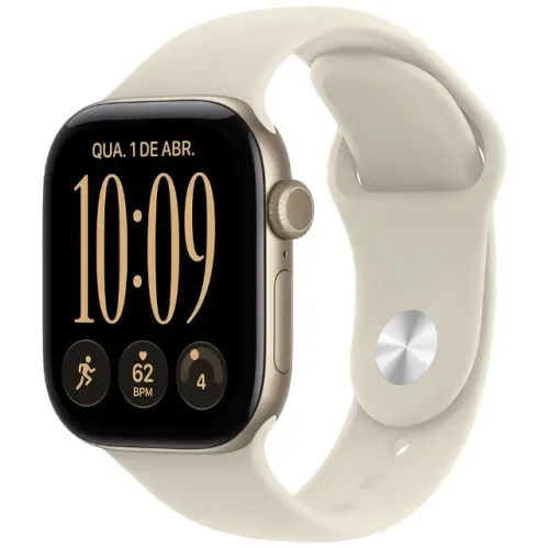 Apple Watch S12 MJED4LS/A 42MM / S-M / GPS - Light Gold Aluminum