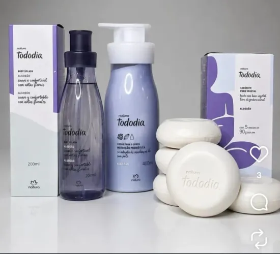 Kit da Natura tododia de algodão 