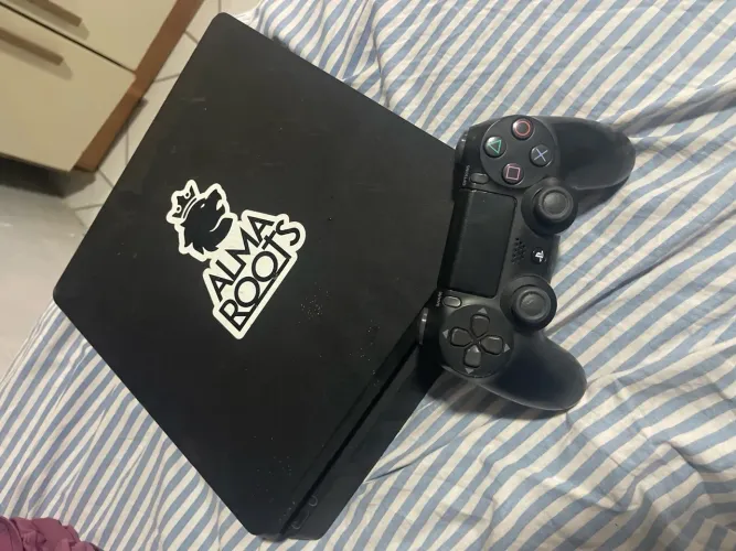 Console + Controle Ps4 Antigo Com avarias