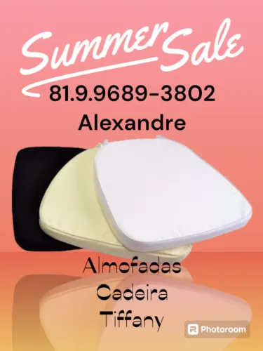 Capas para Almofadas Cadeira Tiffany
