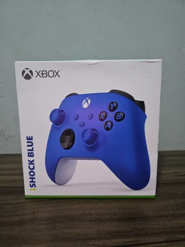 Controle xbox séries S Azul nunca usado