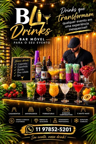 BAR MÓVEL PARA EVENTOS