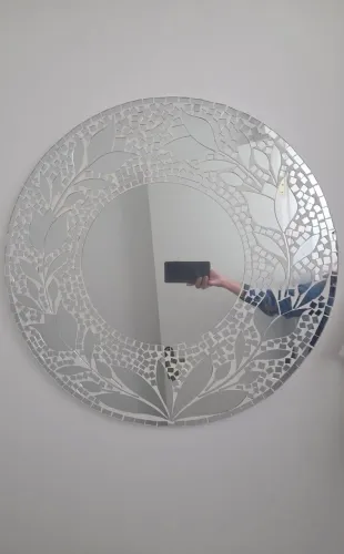 ESPELHO MANDALA MEDIDA 0,60 X 0,60 CM
