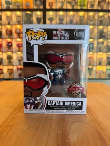 Funko Pop! Captain America #819 - Vingadores - The Falcon and the Winter Soldier - Marvel