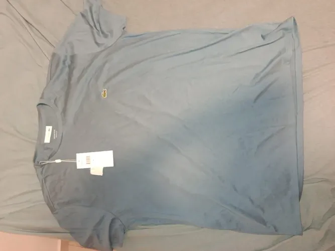 Camisa Lacoste azul