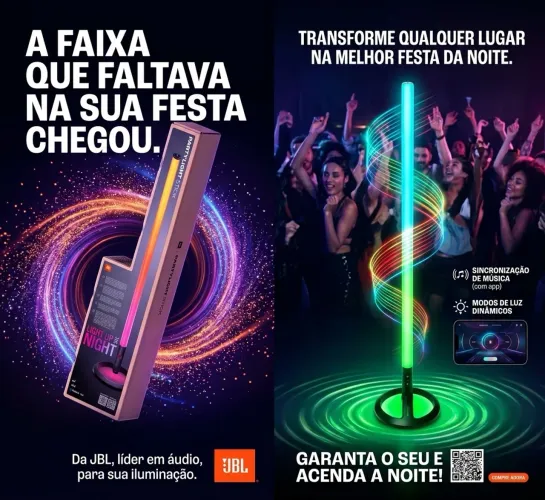 Iluminação Para Festas Jbl Partyligth - Na Caixa