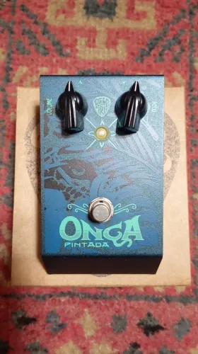 Pedal Deep Trip Onça Pintada - treble booster fuzz drive - collateral marks amp analogman