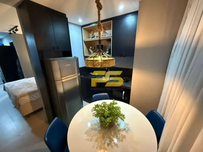 Flat com 1 dormitório para alugar, 24 m² por R$ 2.800,00/mês - Intermares - Cabedelo/PB