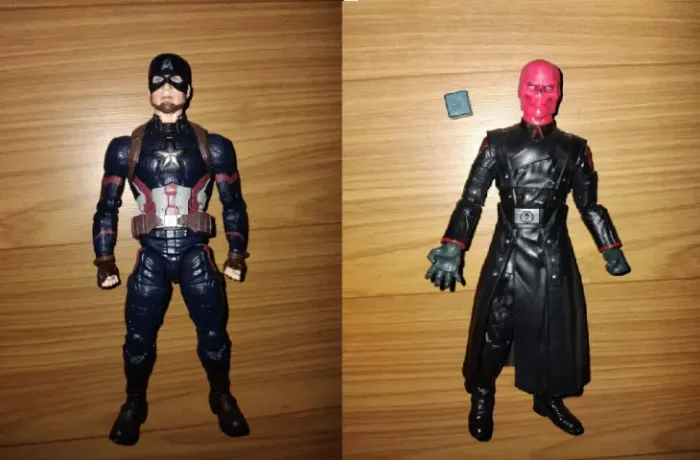 Marvel Legends - Capitão América e Caveira Vermelha MCU