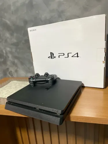 PS4 Slim 1TB Original + 1 Controle + Caixa