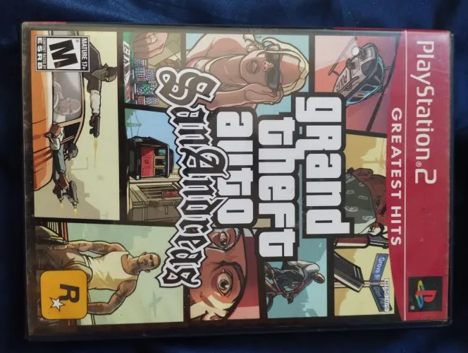 PS2 GTA SAN ANDREAS ORIGINAL