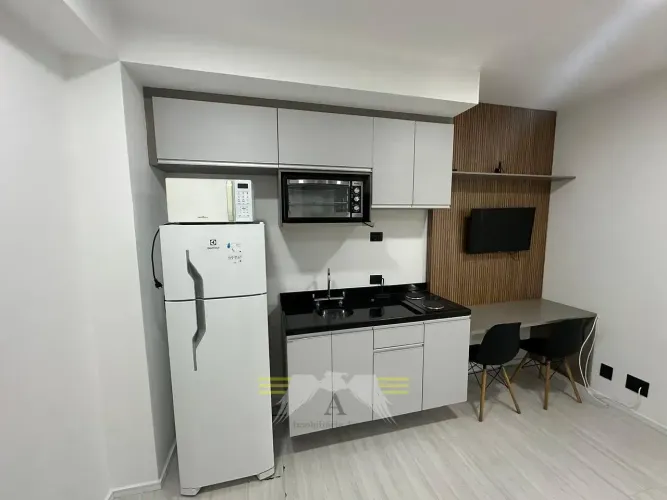 Studio para Locação no Belém 27 m² | Semi-mobiliado - Lavanderia no Condomínio e Churrasq