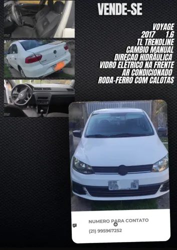 Volkswagen Voyage Trendline 1.6 T.flex 8V 4P 2017