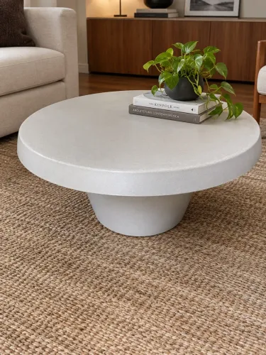 Mesa de Centro Redonda Tramontina - Moderna e Elegante
