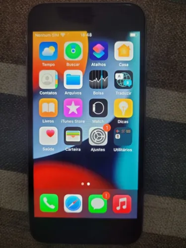 iPhone S6 32GB cor prata. Excelente estado de conservação. 