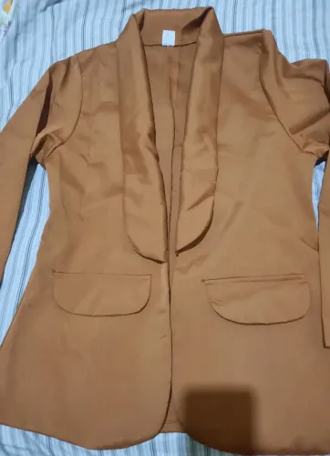 Blazer marrom caramelo 