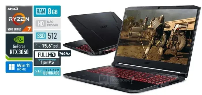 Acer Nitro 5 R7 5800H | RTX 3050 | 16GB RAM